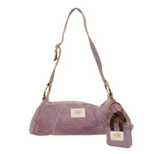 UGG Lilac Shoulder/Barrel Bag w/ Key Ring EUC!